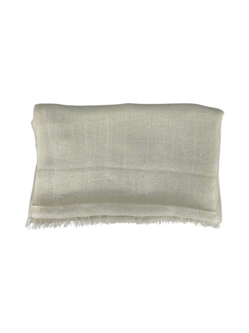 women's milk-colored lurex scarf Gaynor Bongard | MAGICLATTE